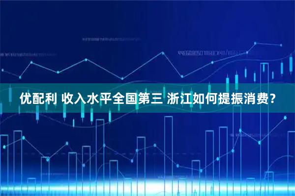 优配利 收入水平全国第三 浙江如何提振消费？