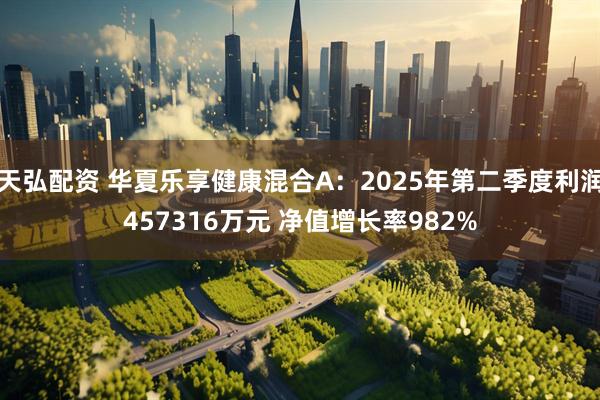天弘配资 华夏乐享健康混合A：2025年第二季度利润457316万元 净值增长率982%