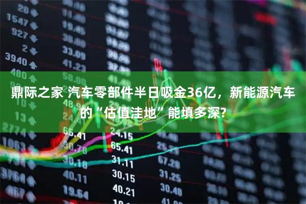 鼎际之家 汽车零部件半日吸金36亿，新能源汽车的“估值洼地”能填多深?